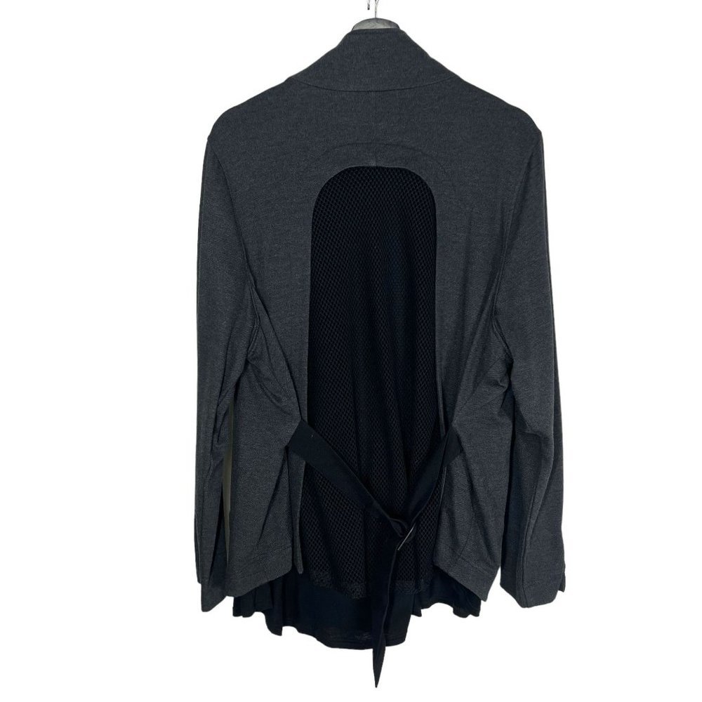 CAbi Grey Mesh Back Oversized Jacket XL - Picture 3 of 9